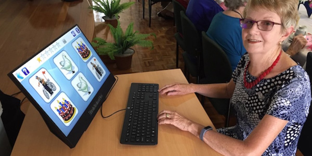 Residents using the BrainTrainerPlus